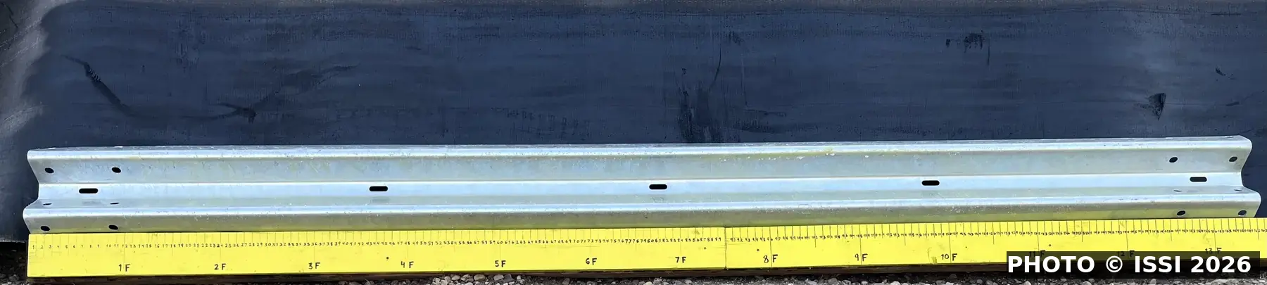 ISSI item 10200 hot-dip galvanized W-beam guardrail